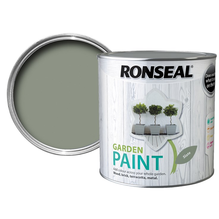 Ronseal Garden Paint Slate 2.5Ltr